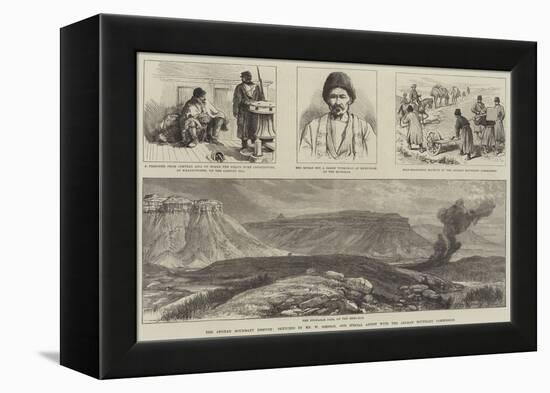 The Afghan Boundary Dispute-William 'Crimea' Simpson-Framed Premier Image Canvas