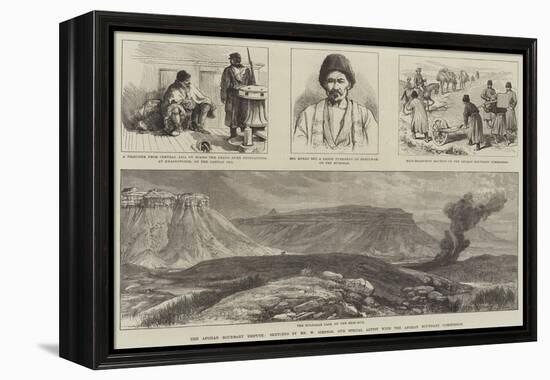 The Afghan Boundary Dispute-William 'Crimea' Simpson-Framed Premier Image Canvas