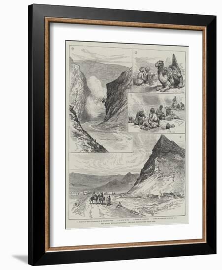 The Afghan Boundary Question, the Road Through the Bolan Pass-null-Framed Giclee Print