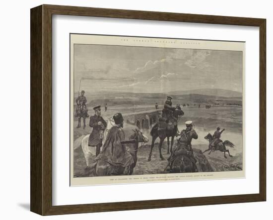 The Afghan Boundary Question-Richard Caton Woodville II-Framed Giclee Print