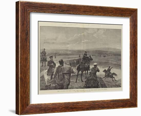 The Afghan Boundary Question-Richard Caton Woodville II-Framed Giclee Print