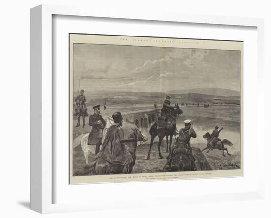 The Afghan Boundary Question-Richard Caton Woodville II-Framed Giclee Print