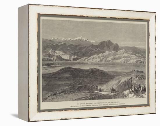 The Afghan Boundary, the Nialsheni Pass, on the Heri-Rud-William 'Crimea' Simpson-Framed Premier Image Canvas