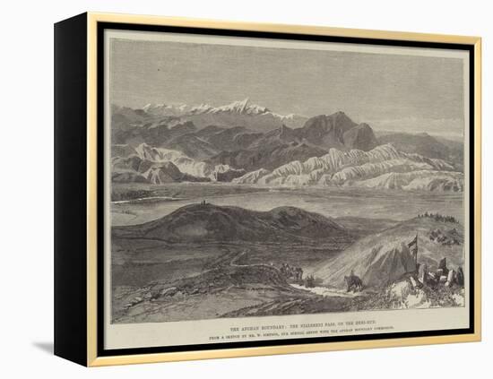 The Afghan Boundary, the Nialsheni Pass, on the Heri-Rud-William 'Crimea' Simpson-Framed Premier Image Canvas