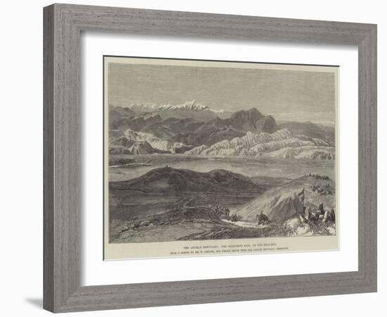 The Afghan Boundary, the Nialsheni Pass, on the Heri-Rud-William 'Crimea' Simpson-Framed Giclee Print