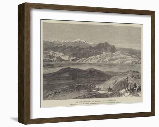 The Afghan Boundary, the Nialsheni Pass, on the Heri-Rud-William 'Crimea' Simpson-Framed Giclee Print