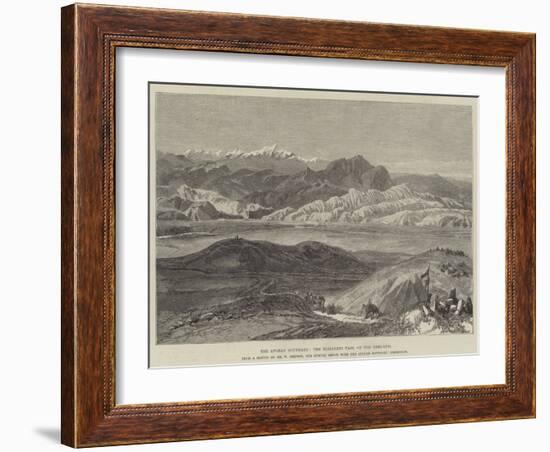 The Afghan Boundary, the Nialsheni Pass, on the Heri-Rud-William 'Crimea' Simpson-Framed Giclee Print