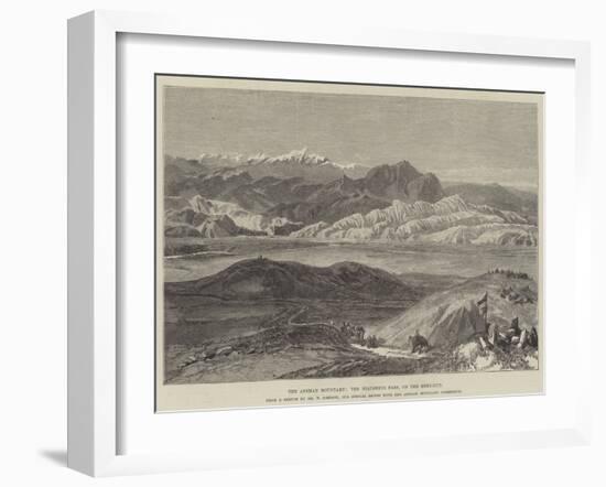 The Afghan Boundary, the Nialsheni Pass, on the Heri-Rud-William 'Crimea' Simpson-Framed Giclee Print