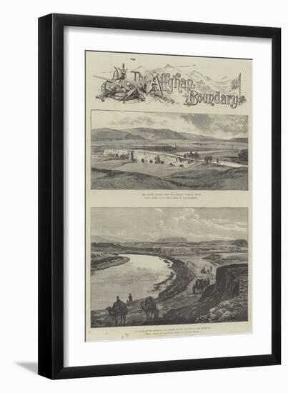 The Afghan Boundary-William Henry James Boot-Framed Giclee Print