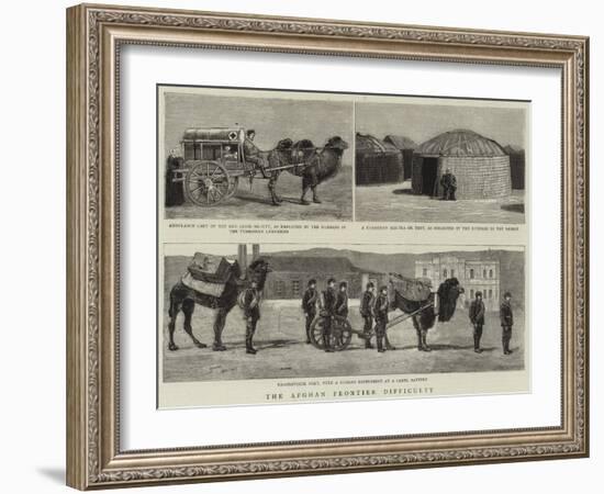 The Afghan Frontier Difficulty-null-Framed Giclee Print