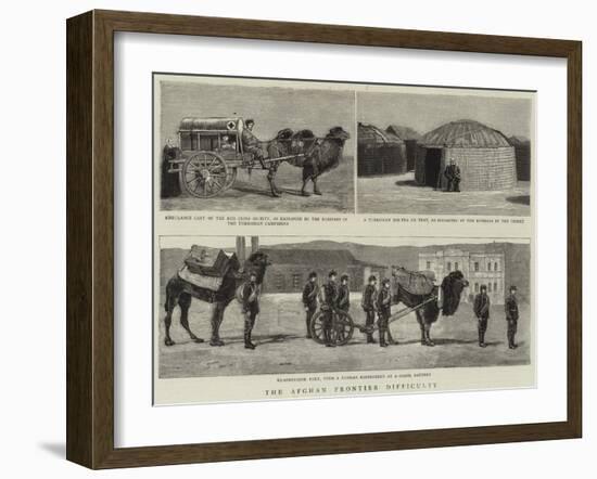 The Afghan Frontier Difficulty-null-Framed Giclee Print