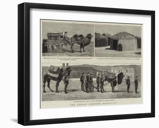 The Afghan Frontier Difficulty-null-Framed Giclee Print