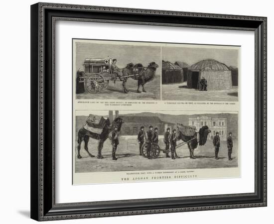 The Afghan Frontier Difficulty-null-Framed Giclee Print