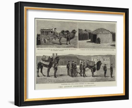 The Afghan Frontier Difficulty-null-Framed Giclee Print