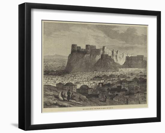 The Afghan Revolt, the Citadel of Herat-null-Framed Giclee Print