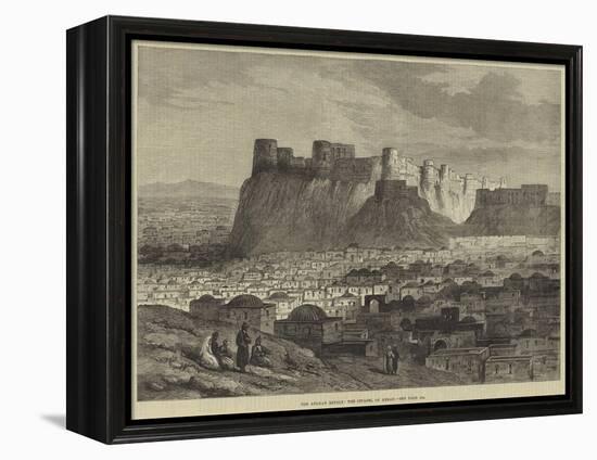 The Afghan Revolt, the Citadel of Herat-null-Framed Premier Image Canvas