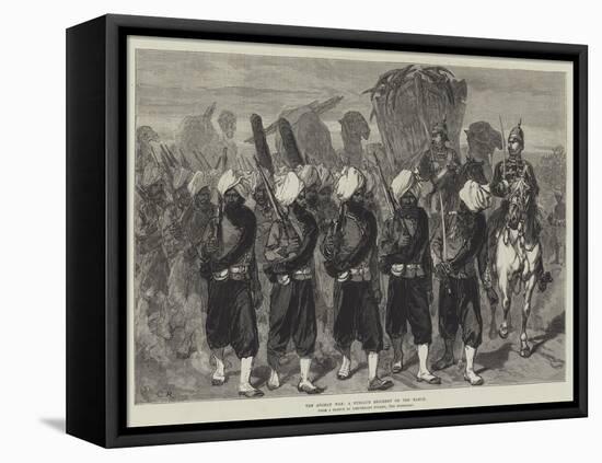 The Afghan War, a Punjaub Regiment on the March-Charles Robinson-Framed Premier Image Canvas