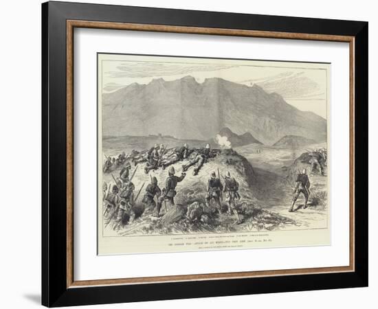 The Afghan War, Attack on Ali Musjid, the First Shot-William 'Crimea' Simpson-Framed Giclee Print