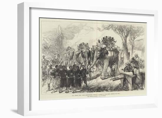 The Afghan War, Cabul Expeditionary Force, 3rd Goorkhas on the March Through the Terai-Charles Robinson-Framed Giclee Print