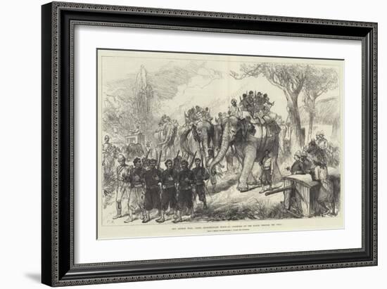 The Afghan War, Cabul Expeditionary Force, 3rd Goorkhas on the March Through the Terai-Charles Robinson-Framed Giclee Print