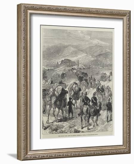 The Afghan War, Camp of General Roberts at Thull, on the Khoorum River-Charles Robinson-Framed Giclee Print