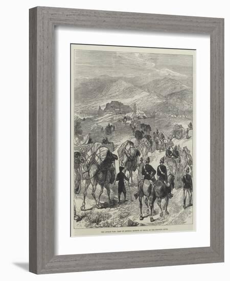 The Afghan War, Camp of General Roberts at Thull, on the Khoorum River-Charles Robinson-Framed Giclee Print