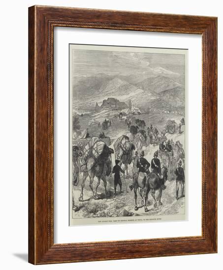 The Afghan War, Camp of General Roberts at Thull, on the Khoorum River-Charles Robinson-Framed Giclee Print