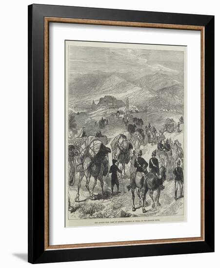 The Afghan War, Camp of General Roberts at Thull, on the Khoorum River-Charles Robinson-Framed Giclee Print