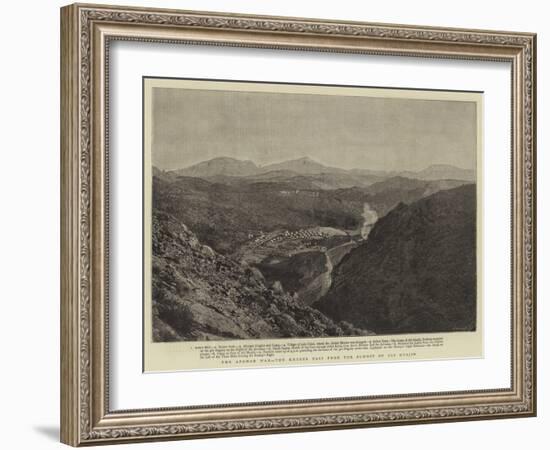 The Afghan War, the Khyber Pass from the Summit of Ali Musjid-null-Framed Premium Giclee Print