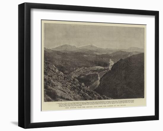 The Afghan War, the Khyber Pass from the Summit of Ali Musjid-null-Framed Premium Giclee Print