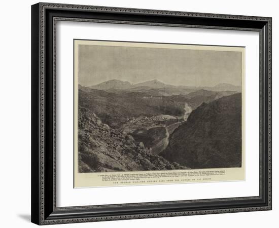 The Afghan War, the Khyber Pass from the Summit of Ali Musjid-null-Framed Premium Giclee Print