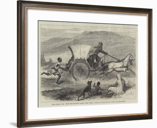 The Afghan War, with the Khoorum Valley Field Force, General Roberts Leaving Kohat for the Front-null-Framed Giclee Print