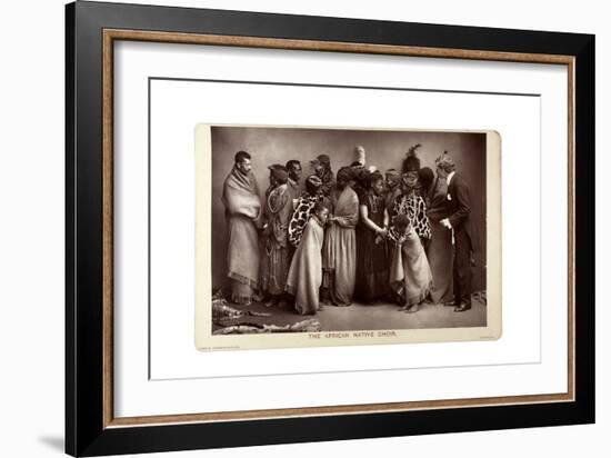 The African Native Choir, London, C.1892-null-Framed Giclee Print