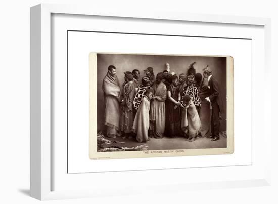 The African Native Choir, London, C.1892-null-Framed Giclee Print