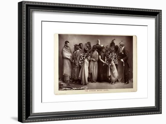 The African Native Choir, London, C.1892-null-Framed Giclee Print