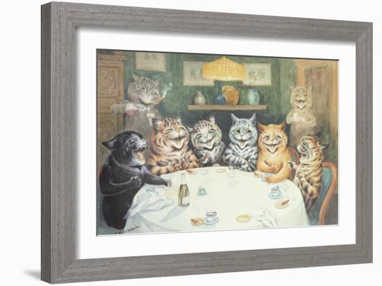 The after Dinner Speaker-Louis Wain-Framed Giclee Print