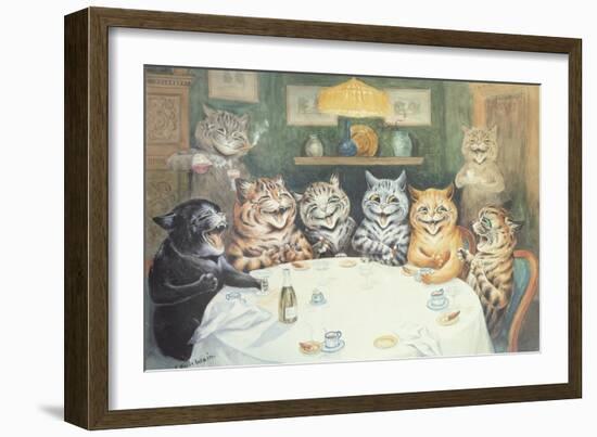 The after Dinner Speaker-Louis Wain-Framed Giclee Print