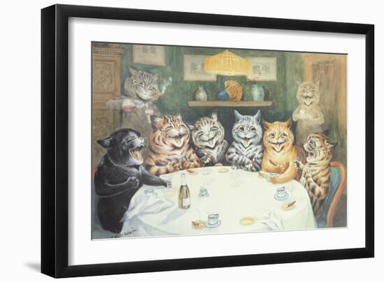 The after Dinner Speaker-Louis Wain-Framed Giclee Print