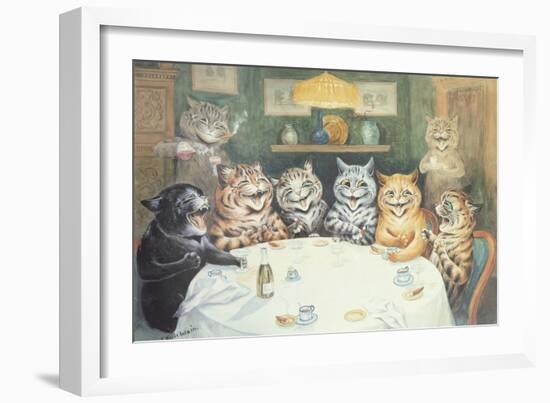 The after Dinner Speaker-Louis Wain-Framed Giclee Print