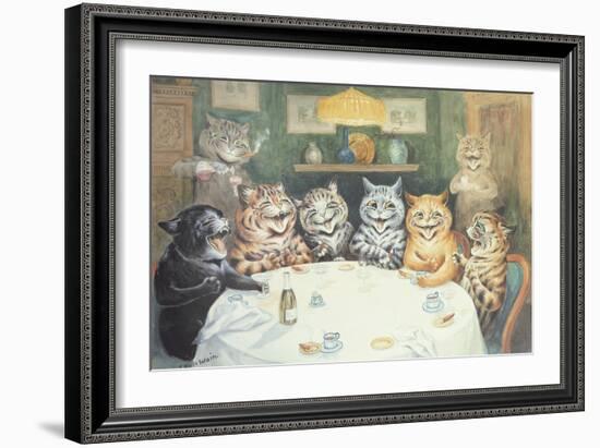 The after Dinner Speaker-Louis Wain-Framed Giclee Print