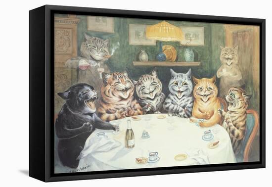 The after Dinner Speaker-Louis Wain-Framed Premier Image Canvas