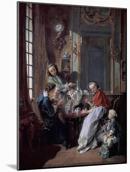 The Afternoon Meal, 1739-Francois Boucher-Mounted Giclee Print