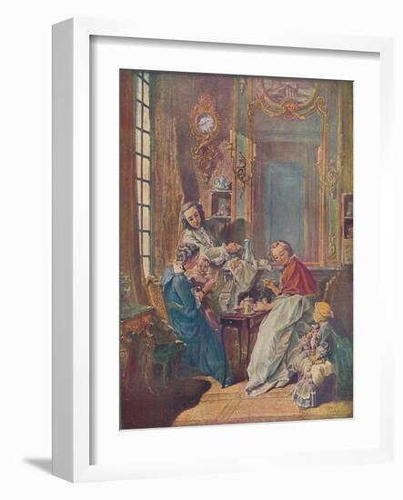 'The Afternoon Meal', 1739-Francois Boucher-Framed Giclee Print
