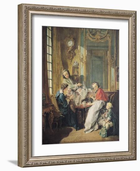 The Afternoon Meal, 1739-Francois Boucher-Framed Giclee Print