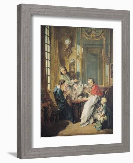 The Afternoon Meal, 1739-Francois Boucher-Framed Giclee Print