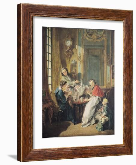 The Afternoon Meal, 1739-Francois Boucher-Framed Giclee Print