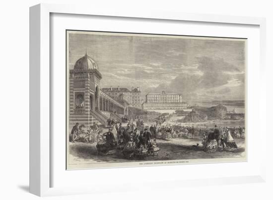 The Afternoon Promenade at Biarritz-null-Framed Giclee Print