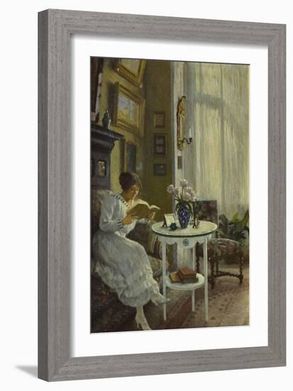 The Afternoon Read, 1917-Paul Fischer-Framed Giclee Print