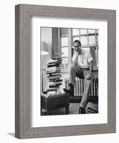 The Aga Khan While a Student at Harvard University, 1958-null-Framed Giclee Print