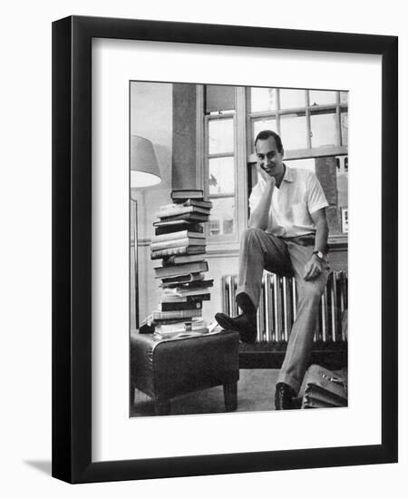 The Aga Khan While a Student at Harvard University, 1958-null-Framed Giclee Print